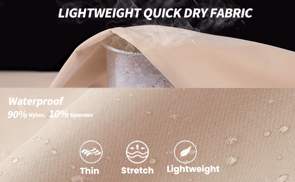 Quick-drying waterproof material